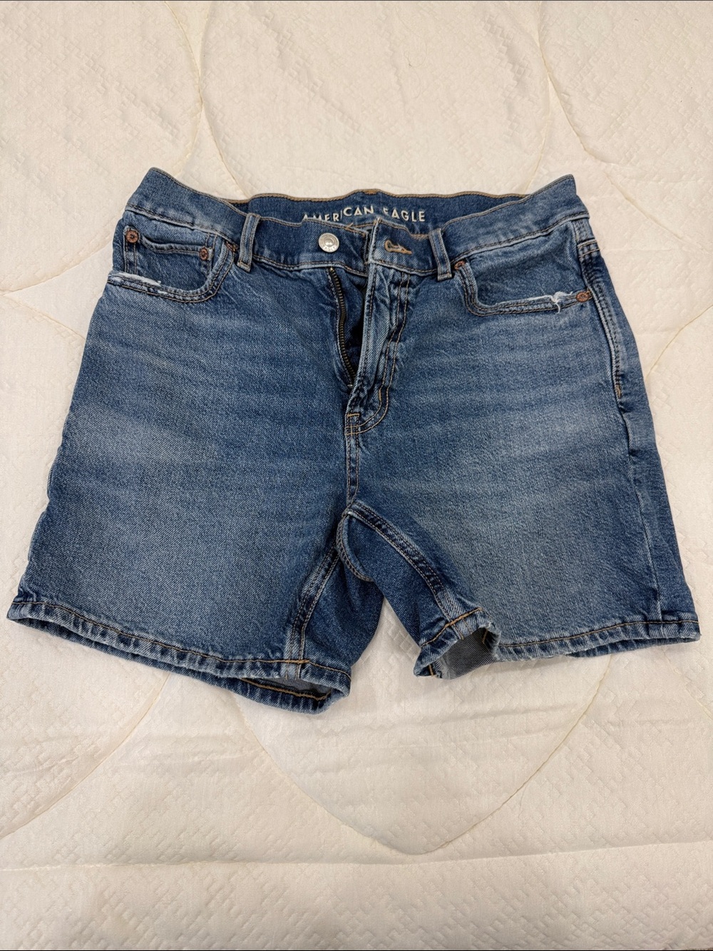 American Eagle Outfitters Blue Denim Cutoff Shorts